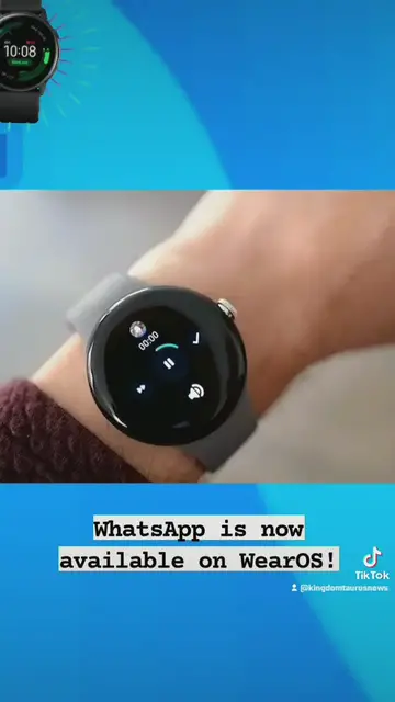 'Video thumbnail for WhatsApp - WearOS - Smartwatch'