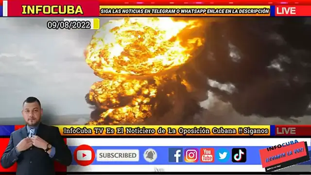 Video thumbnail for Últimas Noticias de Cuba Hoy  Actualización sobre explosión en Base de Supertanqueros en Matanzas