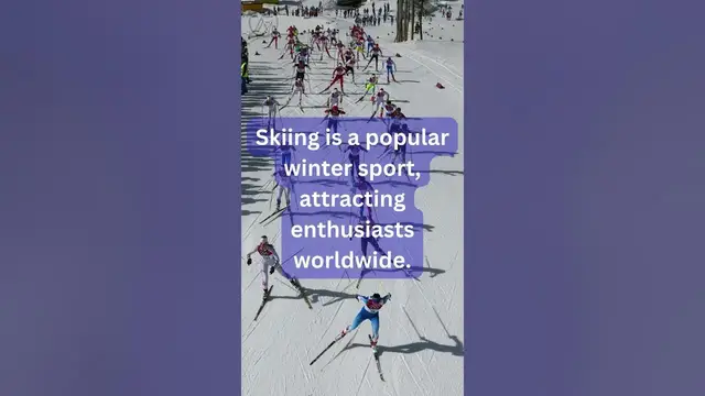 Video thumbnail for Fun Facts About Skiing From Slopes to Snowflakes #facts #funfacts #skiing #wintersports #viralshort
