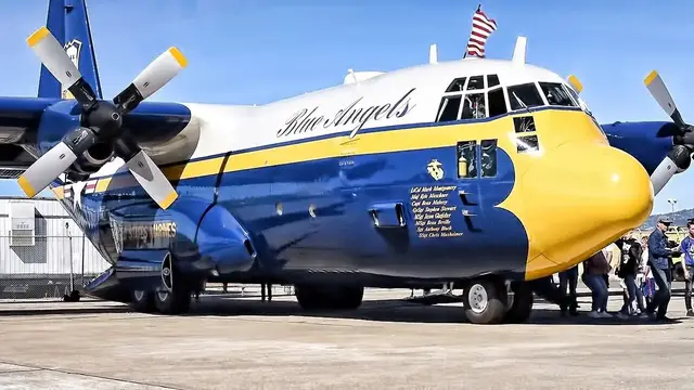 'Video thumbnail for "Fat Albert" Flies Over San Francisco • Cockpit View'