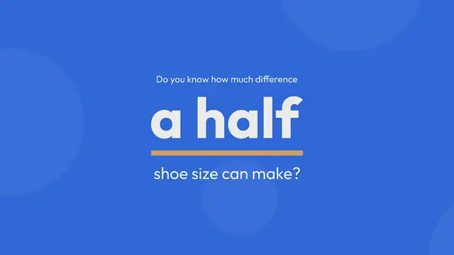 Video thumbnail for How Much Difference Is a Half Shoe Size