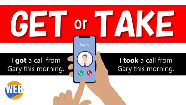 Video thumbnail for 💬The difference between GET and TAKE (🤔Confusing English)