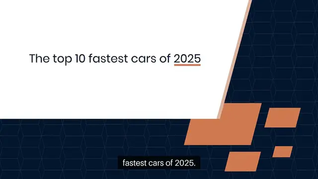 'Video thumbnail for Top 10 Fastest Cars of 2025 | Bugatti, Tesla, Koenigsegg & More!'