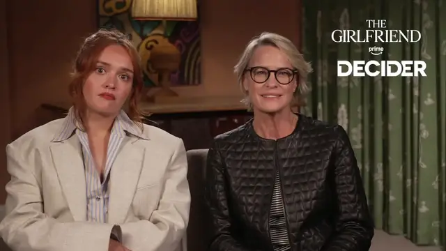 'Video thumbnail for 'The Girlfriend's Olivia Cooke & Robin Wright Must "Like" Their Characters, "No Matter How Evil"'