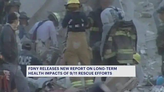 Video thumbnail for FDNY releases new report on health impact of 9/11 responders