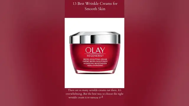 Video thumbnail for 13 Best Wrinkle Creams for Smooth Skin | Olay Regenerist Face Cream | Acne Anti Aging Skin Care