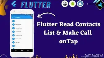 Video thumbnail for How to read contacts in Flutter App