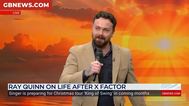 'Video thumbnail for WATCH: X Factor star Ray Quinn performs live on GB News'