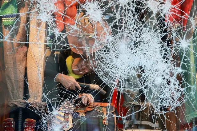Video thumbnail for Paris residents tell Al Jazeera they’re dismayed by protest damage