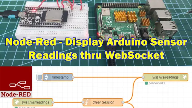 Video thumbnail for Node-Red - Display Arduino Sensor Readings thru WebSocket