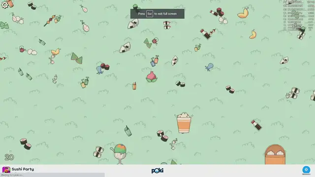 Video thumbnail for sushi party game online