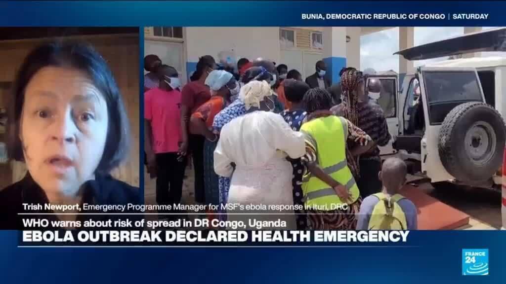Video thumbnail for Ebola: WHO warns about risk of spread in DR Congo and Uganda