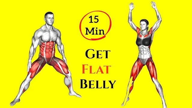Video thumbnail for 15-Minute Cardio Routine To Get Flat Stomach (Burn Calories Fast)