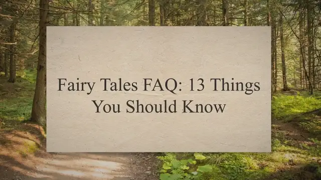 Video thumbnail for Fairy Tales FAQ: 13 Things You Should Know