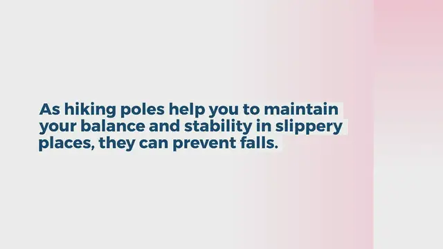 Video thumbnail for Hiking Poles [ Benefits and Preventing Falls & Injuries ]