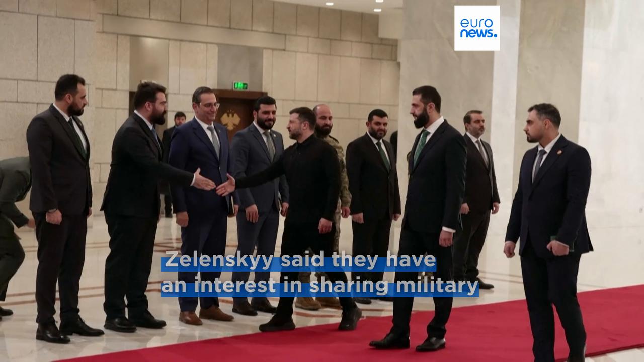 Video thumbnail for Ukraine and Syria to cooperate on security in unexpected military alliance
