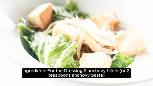 Video thumbnail for Caesar salad recipe