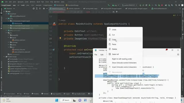 Video thumbnail for Android Java Project to Download Youtube Video Thumbnail From URL & Save it inside SD Card