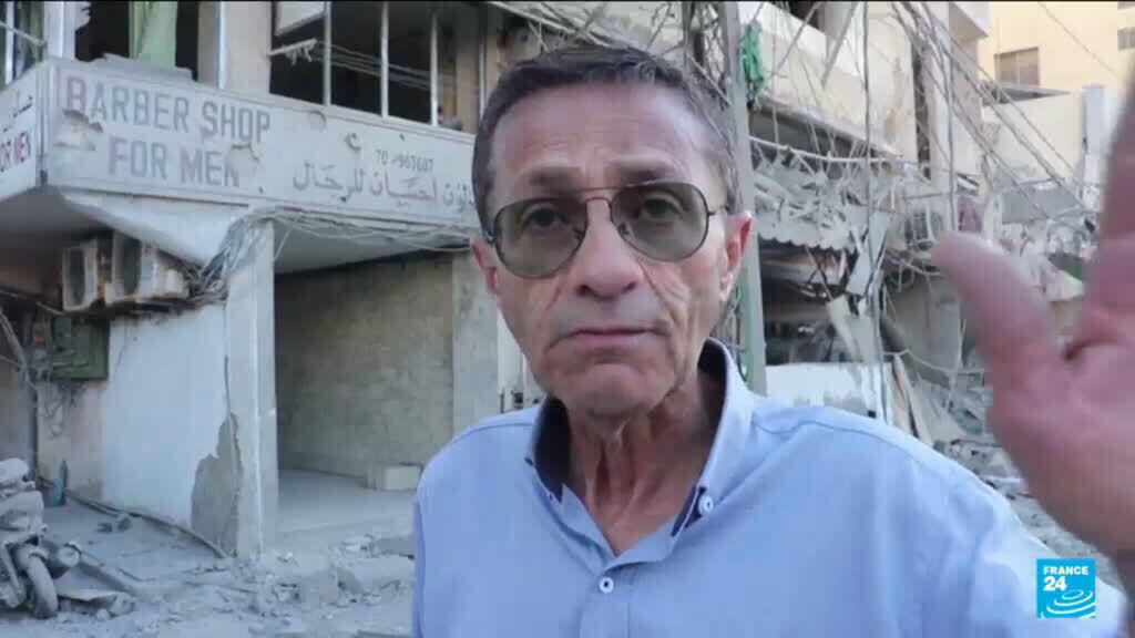 Video thumbnail for Israel carries out strike on Beirut suburbs, first near capital in weeks