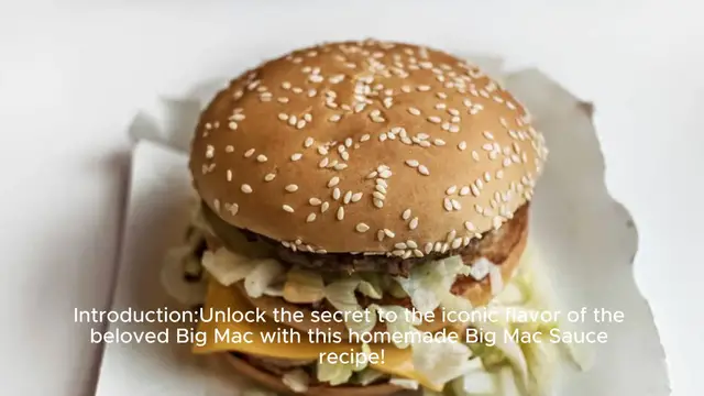 Video thumbnail for Big Mac Sauce Recipe