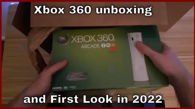 Video thumbnail for Xbox 360 unboxing and first look in 2022. (rare sight 😜)