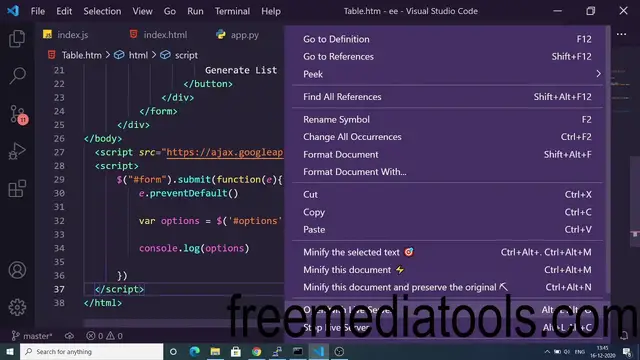 Video thumbnail for Build Select Option List DropDown Generator with HTML Source Code in Javascript Full Project