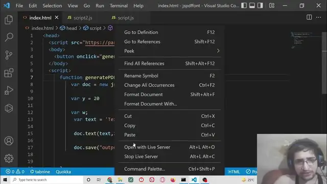 Video thumbnail for jsPDF Tutorial to Insert Colorful Popup Annotations in PDF Document Using Javascript
