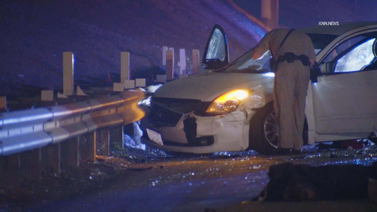 Video thumbnail for US, Los Angeles: Montebello Fatal Collision Investigated on 60 Freeway.