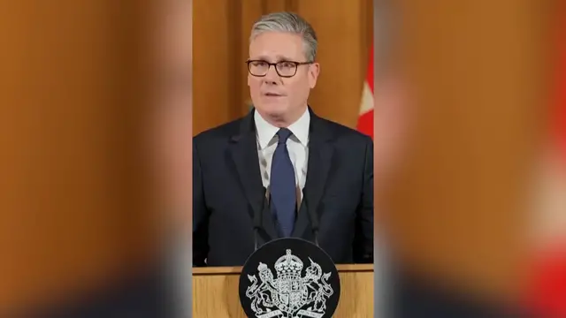 'Video thumbnail for UK to recognise Palestine unless Israel agrees to ceasefire'
