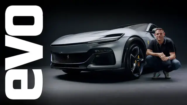 Video thumbnail for 2022 Ferrari Purosangue revealed | evo UNWRAPPED