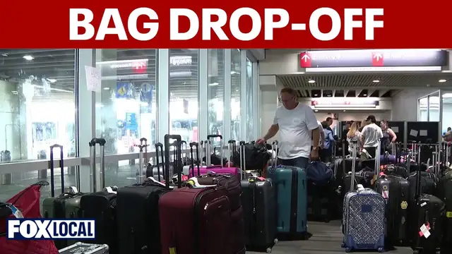 Video thumbnail for United 'twilight bag drop-off' lets passengers bring luggage early