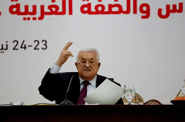 Video thumbnail for Mahmoud Abbas tells Hamas to disarm and give up Gaza