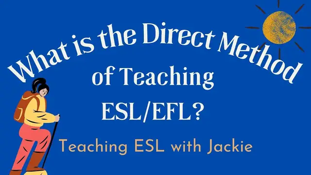 Video thumbnail for What is the Direct Method of Teaching ESL/EFL? | Approaches and Methods in Language Teaching