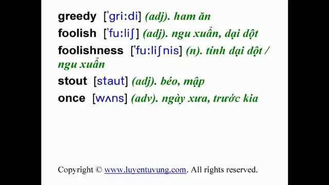 Video thumbnail for Learn English Vocabulary - Grade 8 - Unit 04 - Lesson 01