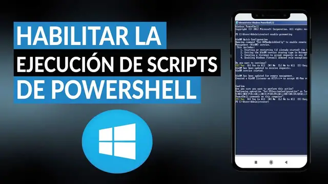 Video thumbnail for ¿Cómo habilitar la ejecución de Scripts de POWERSHELL en WINDOWS 10?