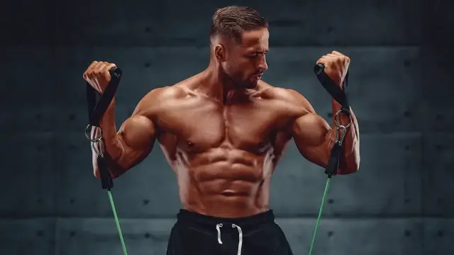 Video thumbnail for Resistance band chest workout at home | Resistance Band Chest Exercises