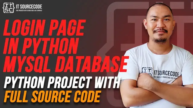 Video thumbnail for Login Page in Python with MySql Database with Source Code Free Download 2022