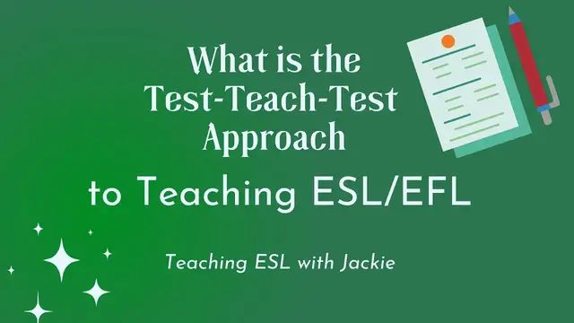 Video thumbnail for What is the Test Teach Test Approach to Teaching ESL/EFL? | Approach and Method in Language Teaching