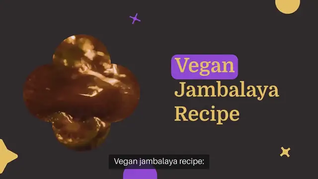 Video thumbnail for Vegan jambalaya recipe