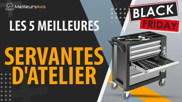 Video thumbnail for 🚩 MEILLEURE SERVANTE D'ATELIER - Black Friday 2022 (Comparatif & Guide d'achat)