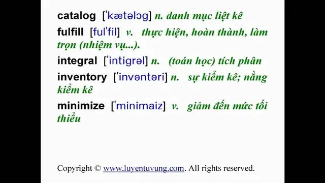 Video thumbnail for Essential Words for the TOEIC - Lesson 09