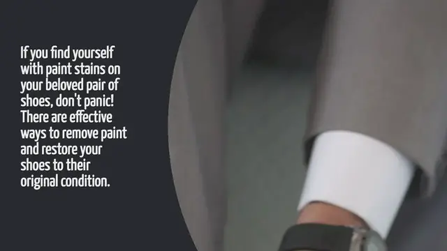 'Video thumbnail for How To Remove Paint From Shoes'