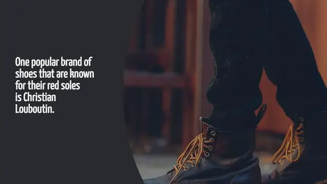 Video thumbnail for What Shoes Have Red Soles