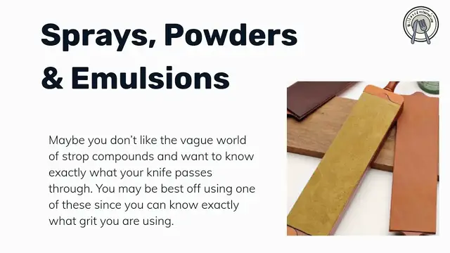 Video thumbnail for An Incredible Brief Description of Strop Compounds & Abrasives (2021)