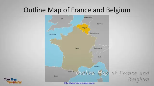 Video thumbnail for Map of France and Belgium Template