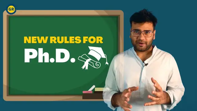 Video thumbnail for New Education Policy || Ph.D. rules explained || NET/JRF || Ph.D. program and Rules in India ||
