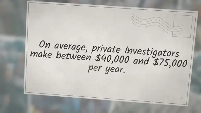 Video thumbnail for The Complete Guide to What Private Investigators Actually Do & The Salary Range