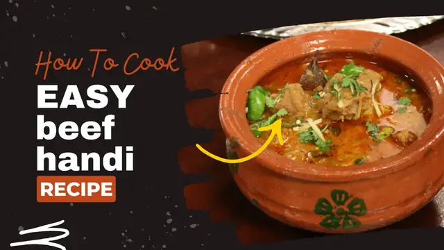 Video thumbnail for beef handi recipe