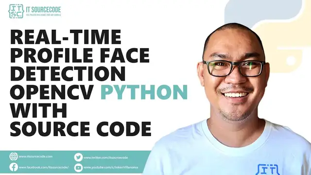 Video thumbnail for Real-Time Profile Face Detection OpenCV Python with Source Code | Python Projects with Source Code