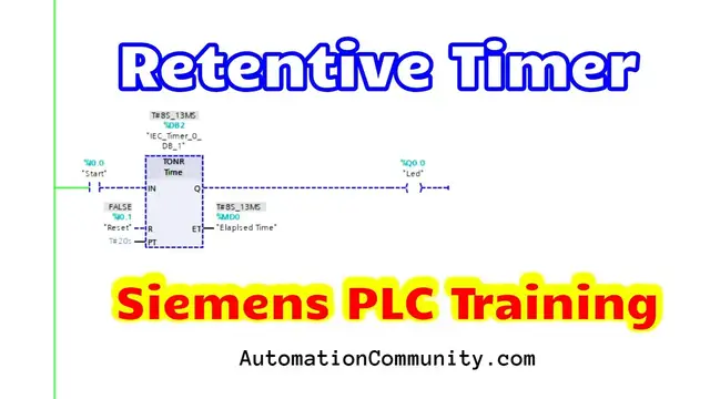 Video thumbnail for PLC Timers - Retentive Timer - Time Accumulator - TONR Instruction